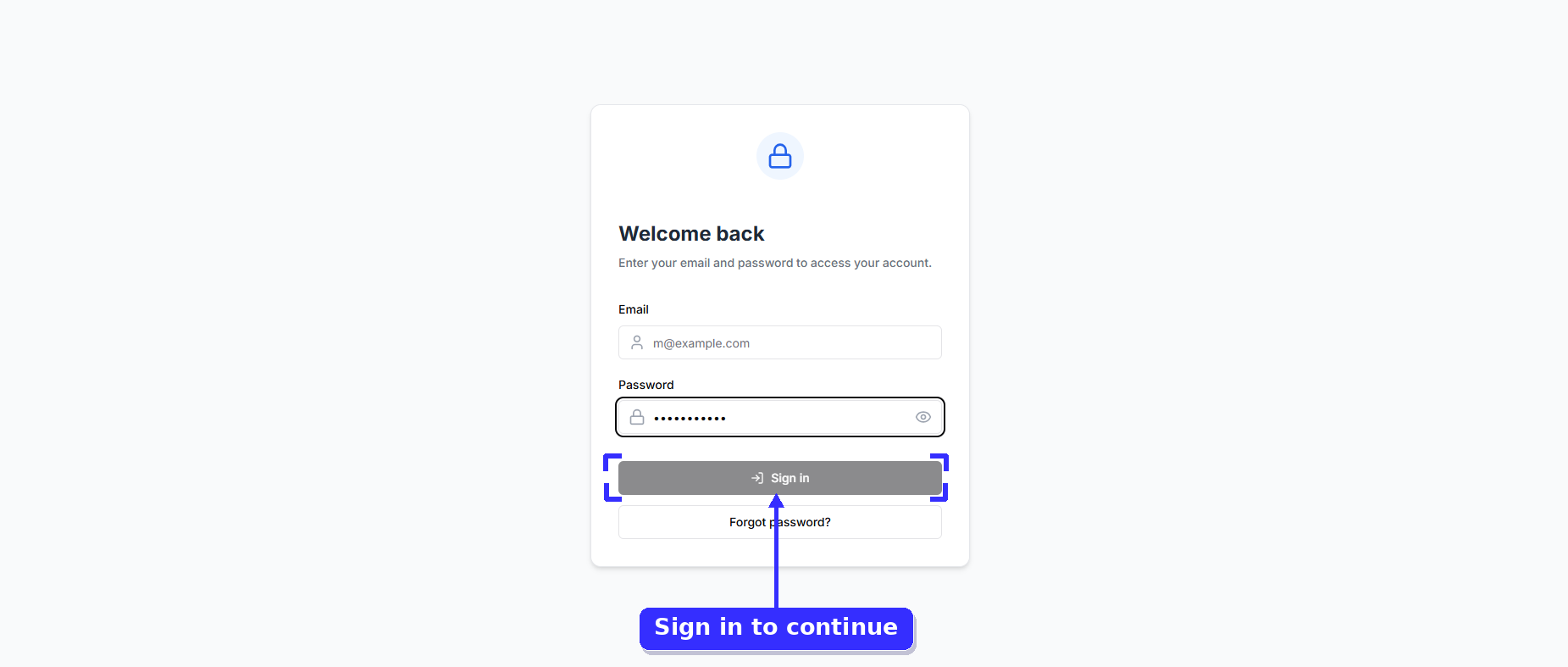 Figure 1.1 — Login